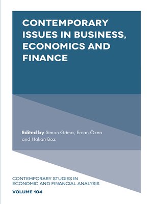cover image of Contemporary Studies in Economic and Financial Analysis, Volume 104